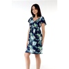 image:imageFamily Matching Hawaiian Clothes Orchid Breeze Navy  Lightweight 100 rayon  Family matching outfits  Beach vacations  Luaus  Cruises  Family photosWomen Short Rahee
