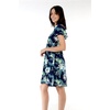 image:imageFamily Matching Hawaiian Clothes Orchid Breeze Navy  Lightweight 100 rayon  Family matching outfits  Beach vacations  Luaus  Cruises  Family photosWomen Short Rahee