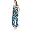 image:imageFamily Matching Hawaiian Clothes Orchid Breeze Navy  Lightweight 100 rayon  Family matching outfits  Beach vacations  Luaus  Cruises  Family photosWomen V Neck Jumpsuit