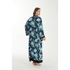 image:imageFamily Matching Hawaiian Clothes Orchid Breeze Navy  Lightweight 100 rayon  Family matching outfits  Beach vacations  Luaus  Cruises  Family photosWomen Maxi Kimono Cardigan