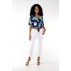 image:imageFamily Matching Hawaiian Clothes Orchid Breeze Navy  Lightweight 100 rayon  Family matching outfits  Beach vacations  Luaus  Cruises  Family photosWomen Tie Front Shirt