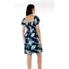 image:imageFamily Matching Hawaiian Clothes Orchid Breeze Navy  Lightweight 100 rayon  Family matching outfits  Beach vacations  Luaus  Cruises  Family photosWomen Short Rahee