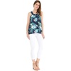 image:imageFamily Matching Hawaiian Clothes Orchid Breeze Navy  Lightweight 100 rayon  Family matching outfits  Beach vacations  Luaus  Cruises  Family photosWomen Tank Top
