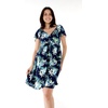 image:imageFamily Matching Hawaiian Clothes Orchid Breeze Navy  Lightweight 100 rayon  Family matching outfits  Beach vacations  Luaus  Cruises  Family photosWomen Short Rahee