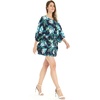 image:imageFamily Matching Hawaiian Clothes Orchid Breeze Navy  Lightweight 100 rayon  Family matching outfits  Beach vacations  Luaus  Cruises  Family photosWomen Short Poncho