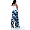 image:imageFamily Matching Hawaiian Clothes Orchid Breeze Navy  Lightweight 100 rayon  Family matching outfits  Beach vacations  Luaus  Cruises  Family photosWomen Wide Leg Pants