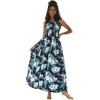 image:imageFamily Matching Hawaiian Clothes Orchid Breeze Navy  Lightweight 100 rayon  Family matching outfits  Beach vacations  Luaus  Cruises  Family photosWomen Maxi Elastic Tank