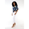 image:imageFamily Matching Hawaiian Clothes Orchid Breeze Navy  Lightweight 100 rayon  Family matching outfits  Beach vacations  Luaus  Cruises  Family photosWomen Tie Front Shirt