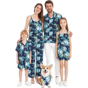image:imageFamily Matching Hawaiian Clothes Orchid Breeze Navy  Lightweight 100 rayon  Family matching outfits  Beach vacations  Luaus  Cruises  Family photosMen Short Sleeve