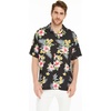 image:imageFamily Matching Hawaiian Clothes Hibiscus Black  Black Hibiscus Print  Soft Rayon Fabric  Family Matching Outfits  Vacation Ready  Luau Party WearMen Short Sleeve