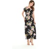 image:imageFamily Matching Hawaiian Clothes Hibiscus Black  Black Hibiscus Print  Soft Rayon Fabric  Family Matching Outfits  Vacation Ready  Luau Party WearWomen Cap Sleeve