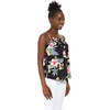 image:imageFamily Matching Hawaiian Clothes Hibiscus Black  Black Hibiscus Print  Soft Rayon Fabric  Family Matching Outfits  Vacation Ready  Luau Party WearWomen Spaghetti Strap Top