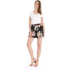 image:imageFamily Matching Hawaiian Clothes Hibiscus Black  Black Hibiscus Print  Soft Rayon Fabric  Family Matching Outfits  Vacation Ready  Luau Party WearWomen Elasitc Waist Shorts With Pockets