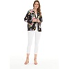 image:imageFamily Matching Hawaiian Clothes Hibiscus Black  Black Hibiscus Print  Soft Rayon Fabric  Family Matching Outfits  Vacation Ready  Luau Party WearWomen Ligth Jacket
