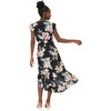 image:imageFamily Matching Hawaiian Clothes Hibiscus Black  Black Hibiscus Print  Soft Rayon Fabric  Family Matching Outfits  Vacation Ready  Luau Party WearWomen Wrap Ruffle