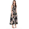 image:imageFamily Matching Hawaiian Clothes Hibiscus Black  Black Hibiscus Print  Soft Rayon Fabric  Family Matching Outfits  Vacation Ready  Luau Party WearWomen Maxi Tank