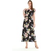 image:imageFamily Matching Hawaiian Clothes Hibiscus Black  Black Hibiscus Print  Soft Rayon Fabric  Family Matching Outfits  Vacation Ready  Luau Party WearWomen Cap Sleeve