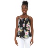 image:imageFamily Matching Hawaiian Clothes Hibiscus Black  Black Hibiscus Print  Soft Rayon Fabric  Family Matching Outfits  Vacation Ready  Luau Party WearWomen Spaghetti Strap Top