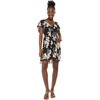 image:imageFamily Matching Hawaiian Clothes Hibiscus Black  Black Hibiscus Print  Soft Rayon Fabric  Family Matching Outfits  Vacation Ready  Luau Party WearWomen Short Rahee