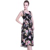 image:imageFamily Matching Hawaiian Clothes Hibiscus Black  Black Hibiscus Print  Soft Rayon Fabric  Family Matching Outfits  Vacation Ready  Luau Party WearWomen Short Tank