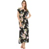 image:imageFamily Matching Hawaiian Clothes Hibiscus Black  Black Hibiscus Print  Soft Rayon Fabric  Family Matching Outfits  Vacation Ready  Luau Party WearWomen Cap Sleeve