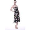image:imageFamily Matching Hawaiian Clothes Hibiscus Black  Black Hibiscus Print  Soft Rayon Fabric  Family Matching Outfits  Vacation Ready  Luau Party WearWomen Halter