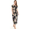 image:imageFamily Matching Hawaiian Clothes Hibiscus Black  Black Hibiscus Print  Soft Rayon Fabric  Family Matching Outfits  Vacation Ready  Luau Party WearWomen Cap Sleeve
