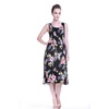 image:imageFamily Matching Hawaiian Clothes Hibiscus Black  Black Hibiscus Print  Soft Rayon Fabric  Family Matching Outfits  Vacation Ready  Luau Party WearWomen Short Tank