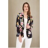 image:imageFamily Matching Hawaiian Clothes Hibiscus Black  Black Hibiscus Print  Soft Rayon Fabric  Family Matching Outfits  Vacation Ready  Luau Party WearWomen Ligth Jacket
