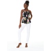 image:imageFamily Matching Hawaiian Clothes Hibiscus Black  Black Hibiscus Print  Soft Rayon Fabric  Family Matching Outfits  Vacation Ready  Luau Party WearWomen Spaghetti Strap Top
