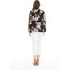 image:imageFamily Matching Hawaiian Clothes Hibiscus Black  Black Hibiscus Print  Soft Rayon Fabric  Family Matching Outfits  Vacation Ready  Luau Party WearWomen Ligth Jacket