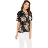 image:imageFamily Matching Hawaiian Clothes Hibiscus Black  Black Hibiscus Print  Soft Rayon Fabric  Family Matching Outfits  Vacation Ready  Luau Party WearWomen Aloha Shirt