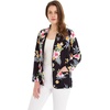 image:imageFamily Matching Hawaiian Clothes Hibiscus Black  Black Hibiscus Print  Soft Rayon Fabric  Family Matching Outfits  Vacation Ready  Luau Party WearWomen Ligth Jacket