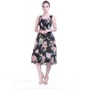 image:imageFamily Matching Hawaiian Clothes Hibiscus Black  Black Hibiscus Print  Soft Rayon Fabric  Family Matching Outfits  Vacation Ready  Luau Party WearWomen Short Tank