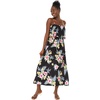image:imageFamily Matching Hawaiian Clothes Hibiscus Black  Black Hibiscus Print  Soft Rayon Fabric  Family Matching Outfits  Vacation Ready  Luau Party WearWomen Maxi Ruffle