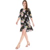 image:imageFamily Matching Hawaiian Clothes Hibiscus Black  Black Hibiscus Print  Soft Rayon Fabric  Family Matching Outfits  Vacation Ready  Luau Party WearWomen 34 Sleeve