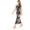 image:imageFamily Matching Hawaiian Clothes Hibiscus Black  Black Hibiscus Print  Soft Rayon Fabric  Family Matching Outfits  Vacation Ready  Luau Party WearWomen Cap Sleeve