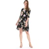 image:imageFamily Matching Hawaiian Clothes Hibiscus Black  Black Hibiscus Print  Soft Rayon Fabric  Family Matching Outfits  Vacation Ready  Luau Party WearWomen 34 Sleeve
