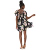 image:imageFamily Matching Hawaiian Clothes Hibiscus Black  Black Hibiscus Print  Soft Rayon Fabric  Family Matching Outfits  Vacation Ready  Luau Party WearWomen Short Rahee