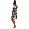 image:imageFamily Matching Hawaiian Clothes Hibiscus Black  Black Hibiscus Print  Soft Rayon Fabric  Family Matching Outfits  Vacation Ready  Luau Party WearWomen Short Rahee