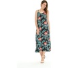 image:imageWomens Hawaiian Maxi Sweetheart Dress Signature Prints  Sweetheart Neckline Soft Rayon Fabric Signature Floral Prints Lightweight Comfort Resort Vacation WearBlooming Lily