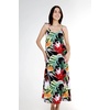 image:imageWomens Hawaiian Maxi Sweetheart Dress Signature Prints  Sweetheart Neckline Soft Rayon Fabric Signature Floral Prints Lightweight Comfort Resort Vacation WearTropical Twilight