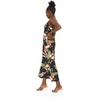 image:imageWomens Hawaiian Maxi Sweetheart Dress Signature Prints  Sweetheart Neckline Soft Rayon Fabric Signature Floral Prints Lightweight Comfort Resort Vacation WearRafelsia Black
