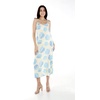 image:imageWomens Hawaiian Maxi Sweetheart Dress Signature Prints  Sweetheart Neckline Soft Rayon Fabric Signature Floral Prints Lightweight Comfort Resort Vacation WearPacific Palm Cream