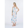 image:imageWomens Hawaiian Maxi Sweetheart Dress Signature Prints  Sweetheart Neckline Soft Rayon Fabric Signature Floral Prints Lightweight Comfort Resort Vacation WearSandy Beach Cream