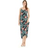 image:imageWomens Hawaiian Maxi Sweetheart Dress Signature Prints  Sweetheart Neckline Soft Rayon Fabric Signature Floral Prints Lightweight Comfort Resort Vacation WearBlooming Lily