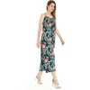 image:imageWomens Hawaiian Maxi Sweetheart Dress Signature Prints  Sweetheart Neckline Soft Rayon Fabric Signature Floral Prints Lightweight Comfort Resort Vacation WearBlooming Lily
