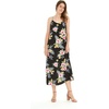 image:imageWomens Hawaiian Maxi Sweetheart Dress Signature Prints  Sweetheart Neckline Soft Rayon Fabric Signature Floral Prints Lightweight Comfort Resort Vacation WearHibiscus Black