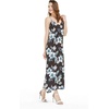 image:imageWomens Hawaiian Maxi Sweetheart Dress Signature Prints  Sweetheart Neckline Soft Rayon Fabric Signature Floral Prints Lightweight Comfort Resort Vacation WearMidnight Bloom