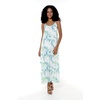image:imageWomens Hawaiian Maxi Sweetheart Dress Signature Prints  Sweetheart Neckline Soft Rayon Fabric Signature Floral Prints Lightweight Comfort Resort Vacation WearOrchid Breeze White